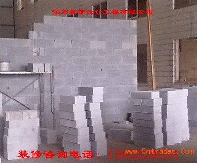 福永工厂车间仓库轻质砖隔墙 福永厂房装修公司